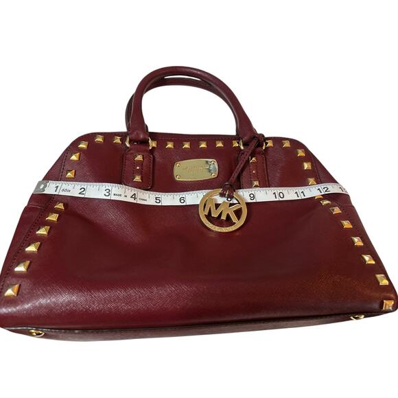 Michael Kors Sandrine Saffiano Leather Satchel - Picture 5 of 6